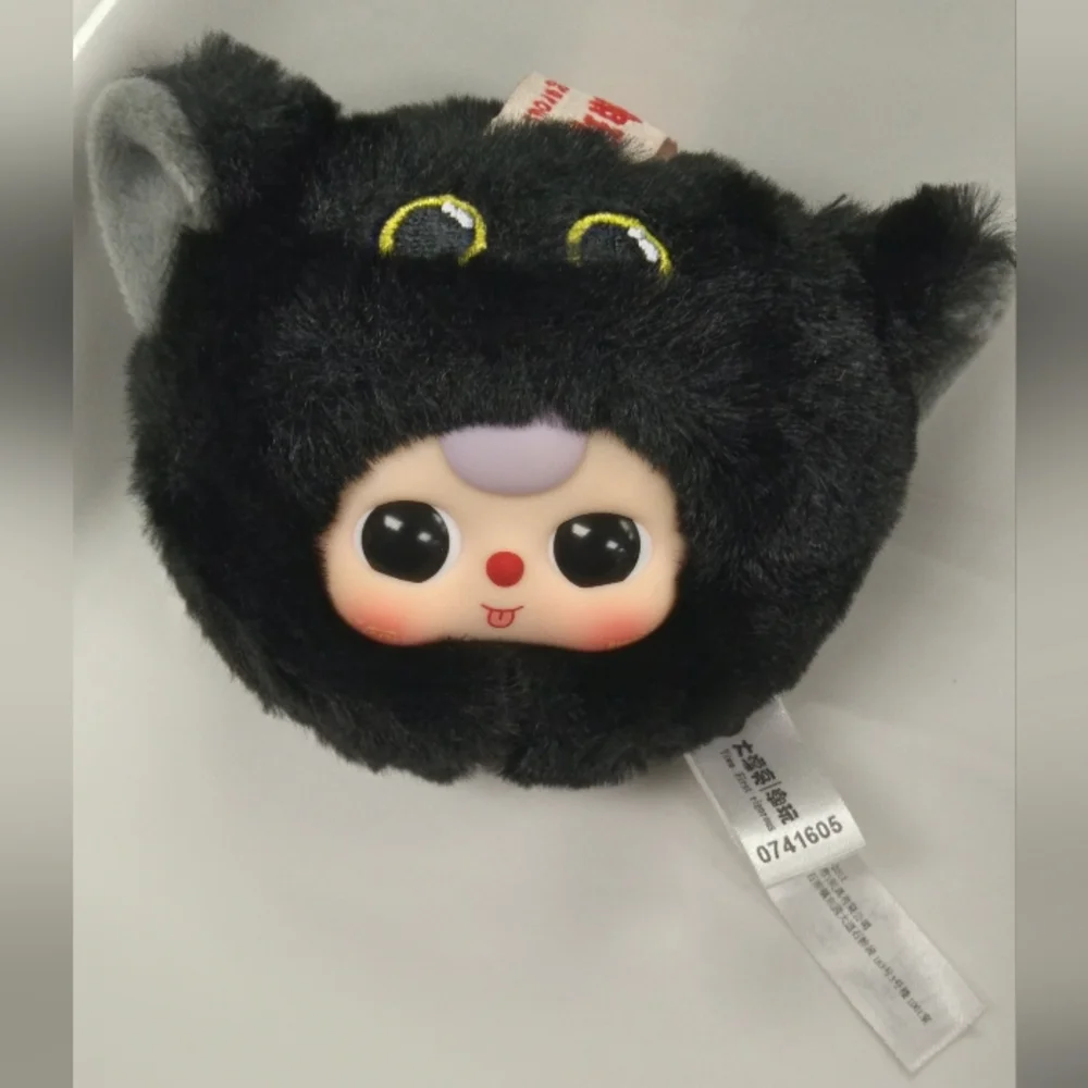Baby Three Nighty Black Cat Plush